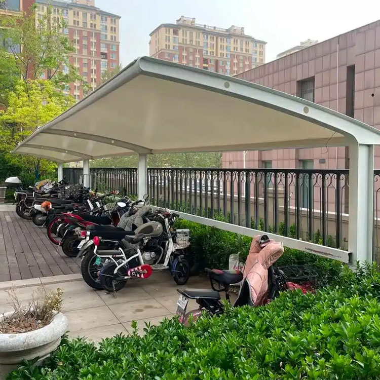 兴仁市膜结构电动车棚